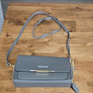 Forever Young Elegant Gray Crossbody Bag